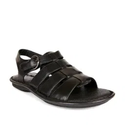 San Frissco Black Fisherman Sandals-image-23