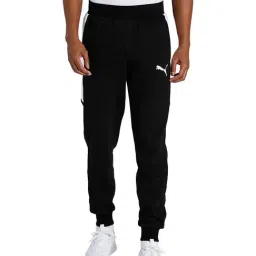 Puma Black Cotton Trackpants-picture-31