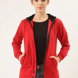 Belle Fille Red Regular Fit Jacket-picture-13