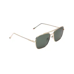 Spartan Green Square Sunglasses for Men image 4