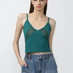 Forever 21 Green Spaghetti Top-image-85