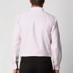 Van Heusen Pink Regular Fit Checks Shirt image 2
