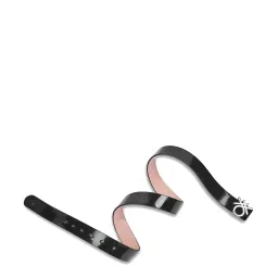 United Colors of Benetton Elanore Black Reversible Belt for Women image 4