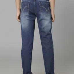 Under Fourteen Only Kids Navy Printed Jeans image 2