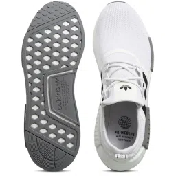 Adidas Originals Men's NMD_R1 PRIMEBLUE White Running Shoes image 4