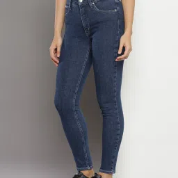 Calvin Klein Skinny Denim Medium Lightly Washed Mid Rise Jeans image 4