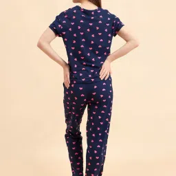 Sweet Dreams Blue Printed Top Pyjama Set image 2