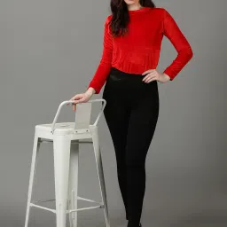 showoffff SHOWOFF Black Slim Fit Jeggings image 4
