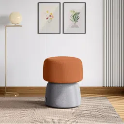 Godrej Interio Toggle Flame Brown Plywood Pouf (1 Year Warranty) image 2