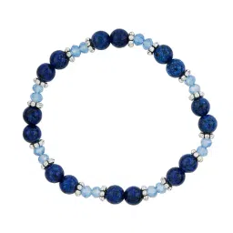 Joker & WItch Blue Snow On The Beach Beaded Bracelet image 5