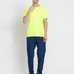 ADIDAS Lime Yellow ADIZERO E Regular Fit Tee image 4