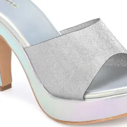 Clog London Women's Grey Casual Stilettos image 4