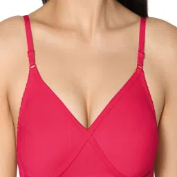 IN CARE Magenta & Purple Full Coverage Non-Wired T-Shirt Bra - Pack of 2 image 4