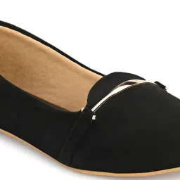 Clog London Women's Black Flat Ballets image 4