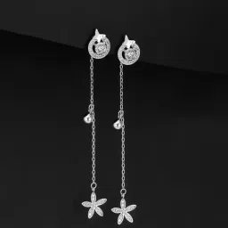 GIVA 92.5 Sterling Silver Autumn Blooming Drop for Women-picture-27