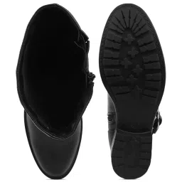 Elle Women's Black Casual Booties image 4
