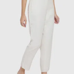Fabindia White Regular Fit Pants image 4