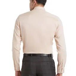 Park Avenue Beige Regular Fit Shirt image 2
