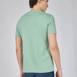 Wrangler Granite Green Regular Fit Printed T-Shirt image 2