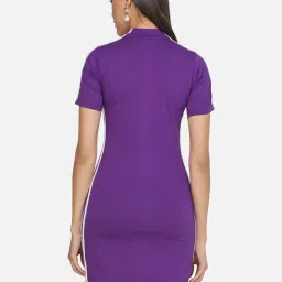 Scorpius Purple Regular Fit Bodycon Dress image 2