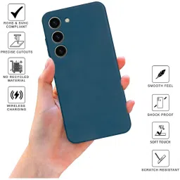 Sprig Back Cover for Samsung Galaxy S23 5G (Blue) image 2