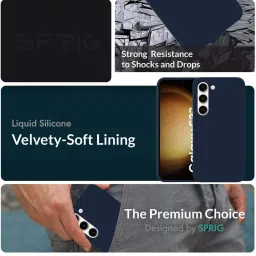 Sprig Back Cover for SAMSUNG S23 5G (Blue) image 2