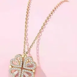 DressBerry Women Gold-Plated Necklace with Lobster Closure image 4