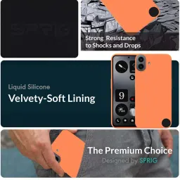 Sprig Back Cover for CMF PHONE 1 (Orange) image 2