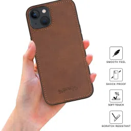Sprig Back Cover for Apple iPhone 13 (Brown) image 2