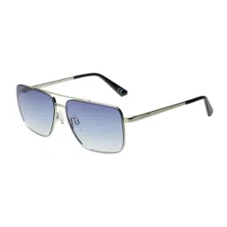 SCOTT Blue UV Protection Oval Sunglasses for Men-image-49