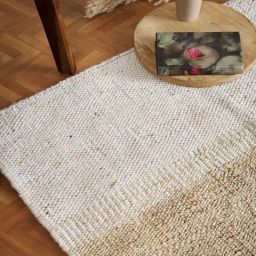 fabindia home Fabindia Ihania Aarna Multicolor Jute 2300 GSM Dhurrie-picture-23