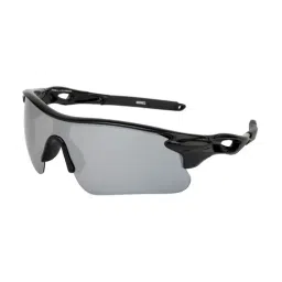 MAGNEQ Grey UV Protection Rectangular Unisex Sunglasses-picture-10