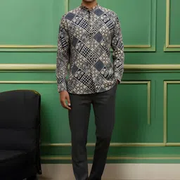 TATTVA Men Floral Printed Kurta-picture-21