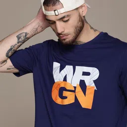 WROGN Round Neck Regular Fit Typography Printed T-shirt-picture-26