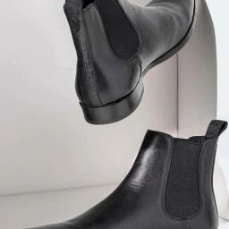 Rare Rabbit Men's Black Chelsea Boots-picture-9