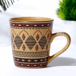Fabindia Home Rega Brown Ceramic Coffee Mug-image-51