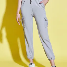 BUY NEW TREND Women Pack of 2 Relaxed High-Rise Joggers Trouser-picture-39