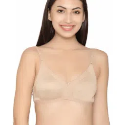 Clovia Beige Non Wired Non Padded T Shirt Bra-picture-42