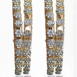 SGN fashion Silver Brass Bangles image 4