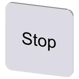 Siemens Labeling Plate, Stop, 3SU1900-0AF81-0DS0-picture-15