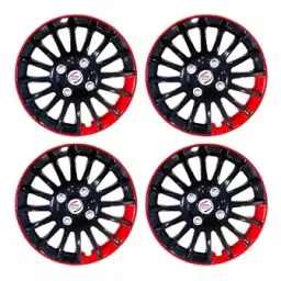 Auto Pearl BR14 R13 Press Type Wheel Hubcap with Retention Ring 33.02 cm (13 Inch) for Maruti Suzuki Zen Estilo (Pack of 4 Pcs) image 2