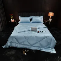 Stoa Paris Date Night Blue Polyester 150 GSM Double Comforter-picture-22