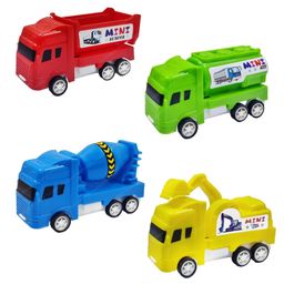 FunBlast Pull Back Construction Vehicles Mini Truck Toys Set of 4 - Multicolor-picture-13