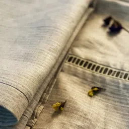 Pravaah India Dharti King Size Hemp Bedsheet Set | 100% Hemp & Herringbone Weave-image-16