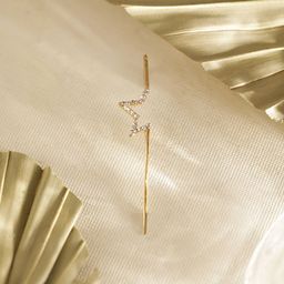 Priyaasi Gold Plated Artificial Stones Single Ear Cuff Earrings-picture-0
