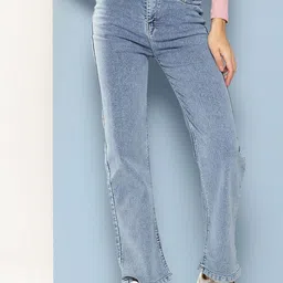 BAESD Girls Comfort Relaxed Fit Heavy Fade Mid-Rise Stretchable Jeans-picture-34