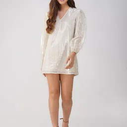 HERE&NOW Women Polyester Fit and Flare Dresses-image-14