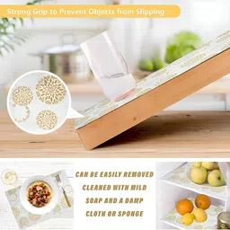 Aura White Set of 1 Water Resistant Shelf Liner Organisers image 4