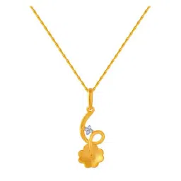 P.C. Chandra Jewellers 14 kt Gold Pendant without Chain-picture-47