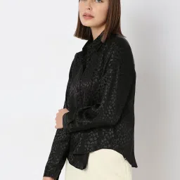 Vero Moda Black Printed Shirt image 4